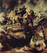 Peter Paul Rubens The Amazonenschlacht oil painting on canvas
